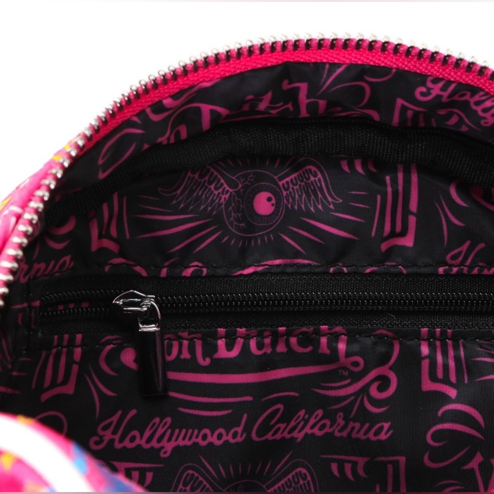 NWT VON DUTCH MINI BOWLING BAG - HOT PINK JAX - Picture 4 of 5